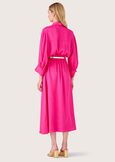 Abito lungo Alexander in satin ROSA IBISCUS Donna immagine n. 3
