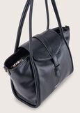 Borsa shopping Bridget in ecopelle NERO BLACKMARRONE CACAO Donna immagine n. 3