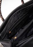 Belly-A faux leather animalier shopping bag NERO BLACK Woman image number 2