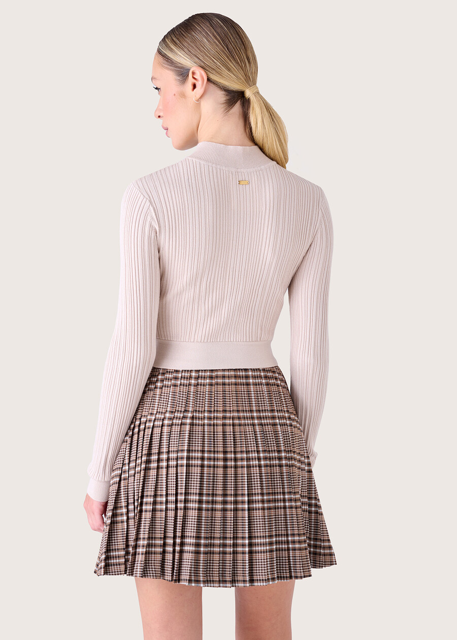 Maglia corta Mandela BEIGE GESSO Donna , immagine n. 3