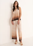 Pantaloni Peter In Viscosa Fantasia BEIGE LIGHT BEIGE Donna immagine n. 1