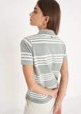 Polo Piquet in cotone pettinato VERDE SALVIANERO BLACK Donna immagine n. 3