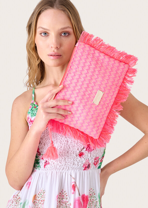 Pochette Bonosa in jacquard  Donna null