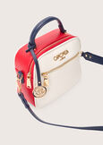Byl eco-leather barrel bag BIANCO WHITEROSSO TULIPANO Woman image number 4