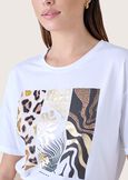 Serena oversize cotton T-shirt BIANCO WHITE Woman image number 2