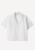 Cammy shirt with openwork embroidery BIANCO WHITE Woman image number 5