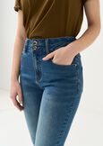 Kate skinny double waistband jeans DENIM MEDIUM DENIM Woman image number 3
