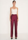 Paul straight-leg trousers VIOLA PURPLE Woman image number 2