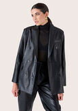 Giacca Gep in ecopelle NERO BLACK Donna immagine n. 2