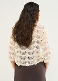 Cardigan Carolina in cotone BEIGE LIGHT BEIGE Donna immagine n. 3