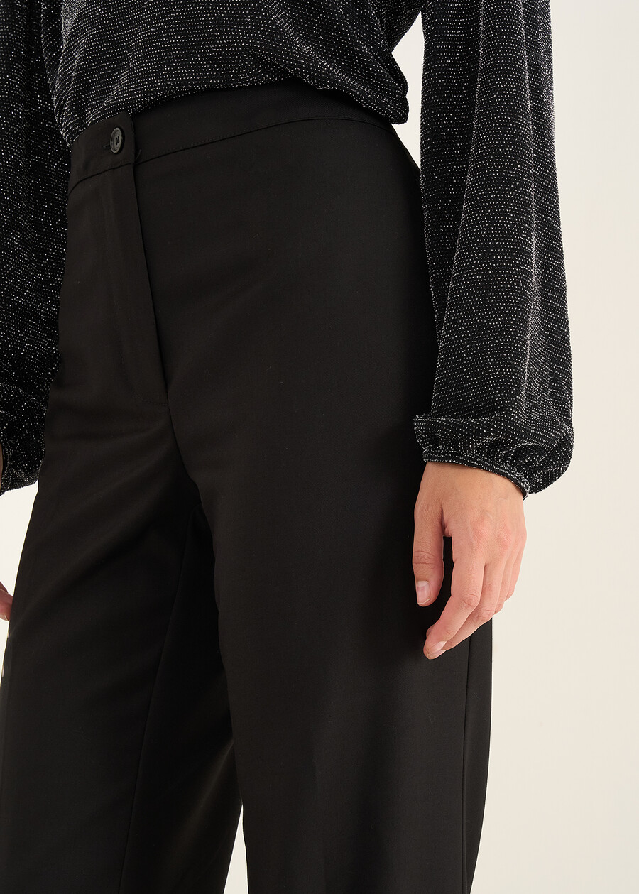 Ashley-T poly-viscose trousers BEIGE LATTENERO Woman , image number 3