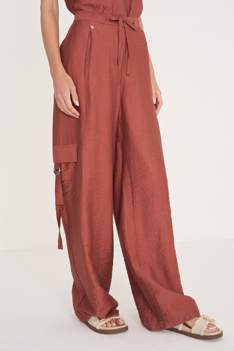 Pantaloni Pecan in viscosa

 MARRONEBLU OTTANIO Donna , immagine n. 2