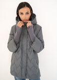 Piumino medio Pietro in piuma d'oca GRIGIO GREYBLU Donna immagine n. 1