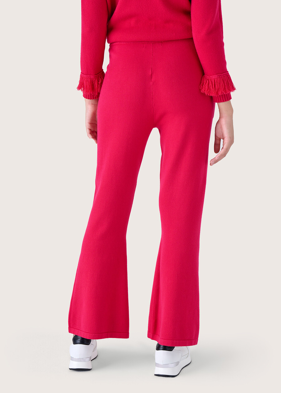 Pruee flared trousers ROSSO MAGENTABLU GRAFITE Woman , image number 4