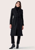 Cappotto Camillo in panno NERO BLACKBEIGE GREIGE Donna immagine n. 2