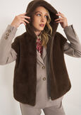 Gilet Gerwin in ecopelo MARRONE FANGO Donna immagine n. 1
