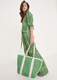 Borsa shopping Bossa in ecopelle VIOLA MAGENTAVERDE GARDEN Donna immagine n. 1