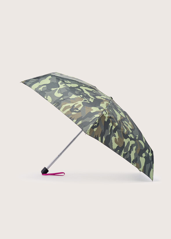 Camouflage small umbrella VERDE SALVIA Woman null