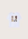 Serena oversize cotton T-shirt BIANCO WHITE Woman image number 4