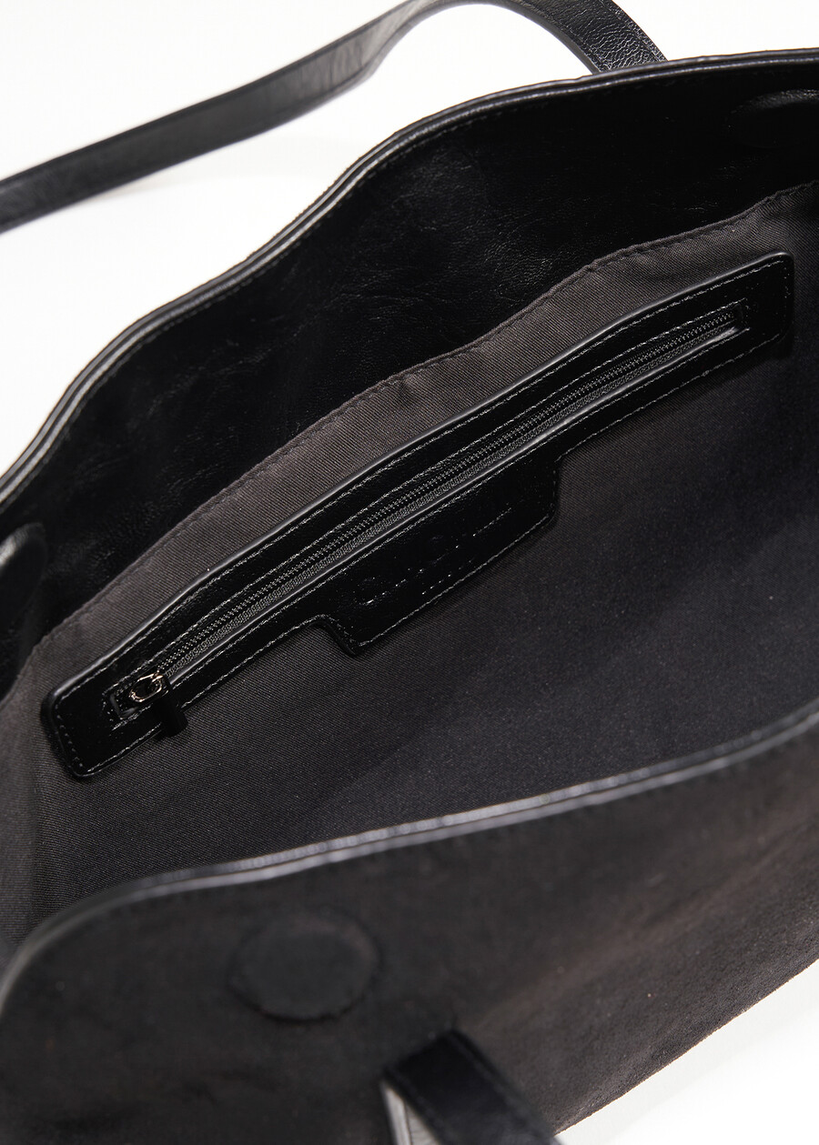 Bauletto Bonny-A in ecocamoscio NERO BLACK Donna , immagine n. 3