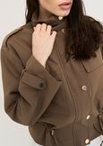Gaia aviator style short jacket MARRONE Woman image number 3
