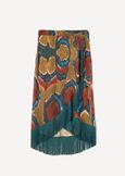 Giusy Africa print skirt VERDE Woman image number 6