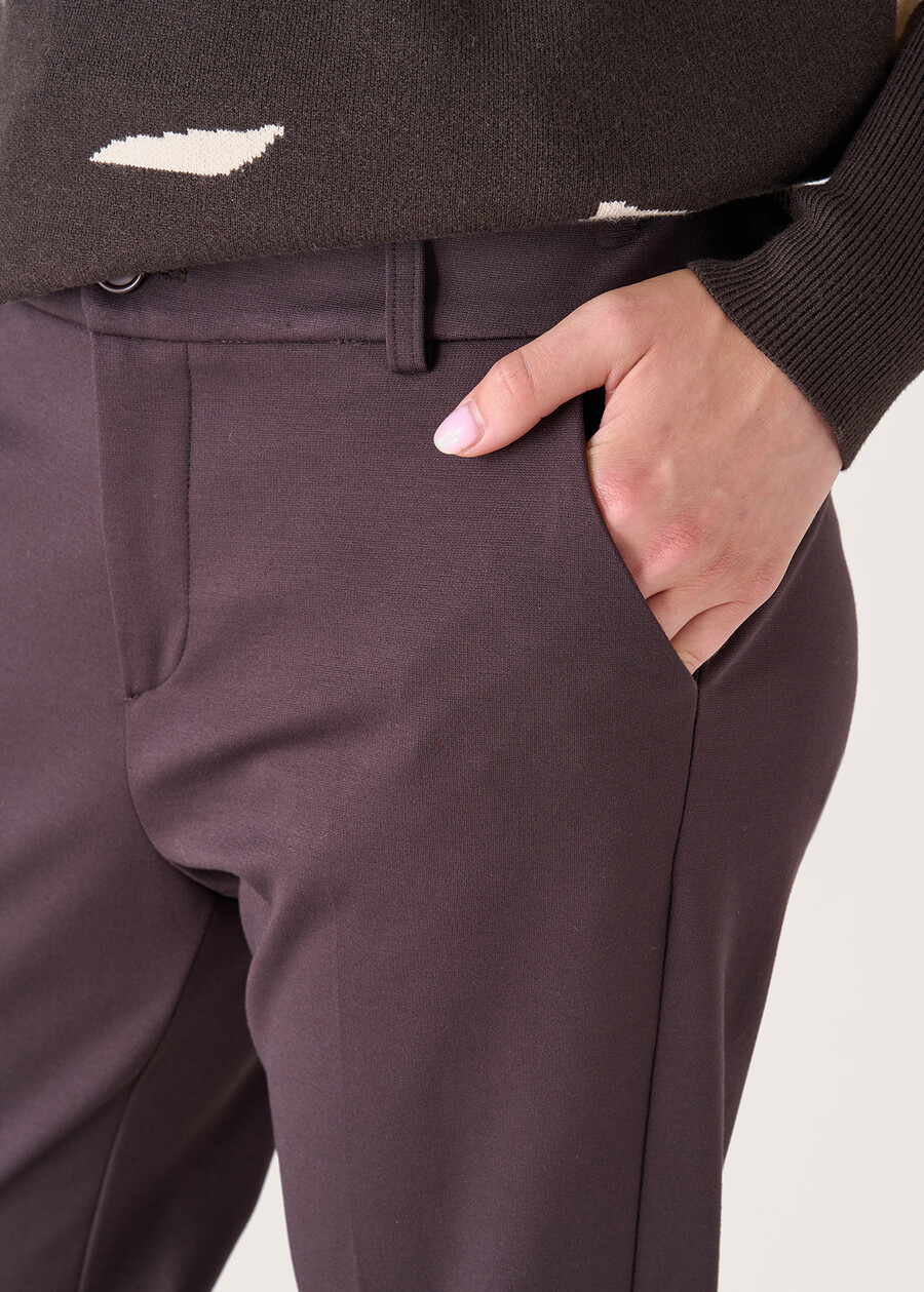 Pantalone Bella in punto Milano MARRONE CASTAGNANERO Donna , immagine n. 4