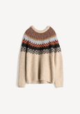 Maglione Maxy motivo norvegese GRIGIO TORTORA Donna immagine n. 6