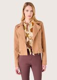 Gary short jacket BEIGE CAMMELLOBLU SURF Woman image number 1