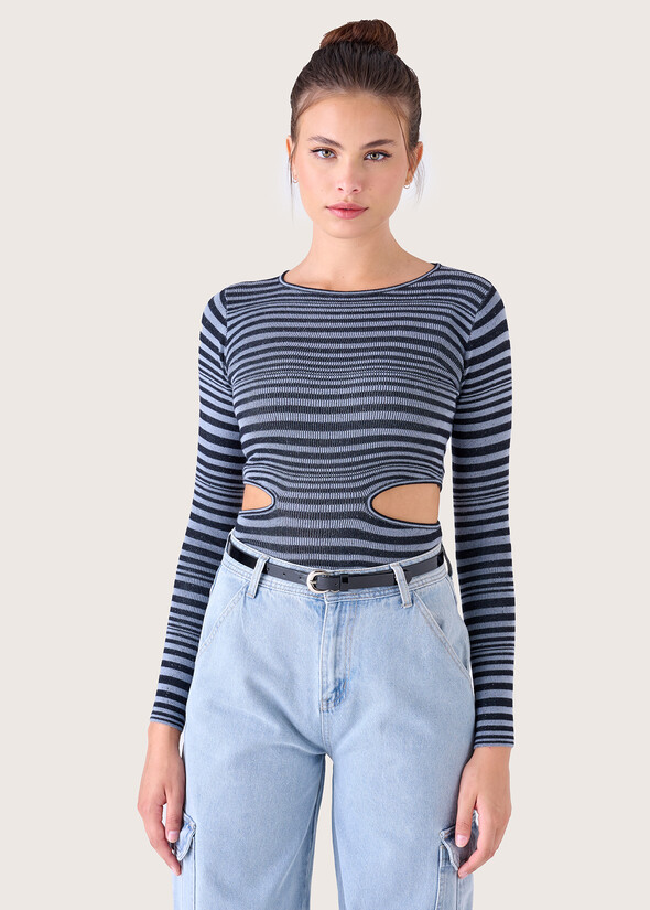 Maglia Mavi effetto mélange NERO BLACK Donna null