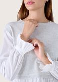 Malibu jersey with shirt inserts GRIGIO LIGHT GREY Woman image number 2