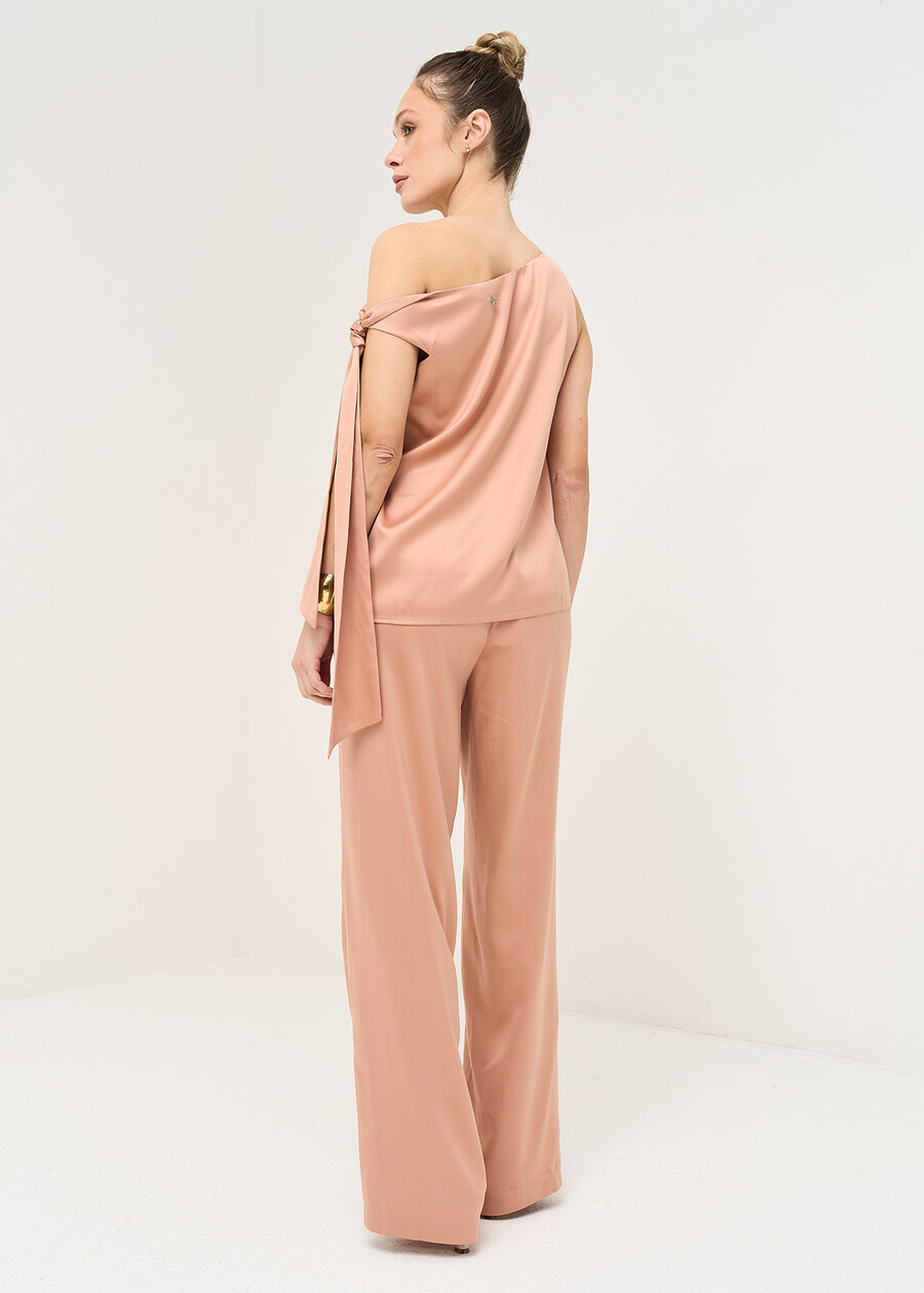 Pantaloni Paula a gamba larga ARANCIONE Donna , immagine n. 6