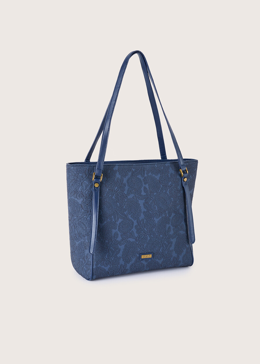 Borsa shopping Bely in ecopelle BLU LAGUNAMARRONE RUGGINE Donna , immagine n. 1