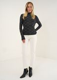 Maglia Molley con rombi di strass GRIGIO GREYBLU Donna immagine n. 4
