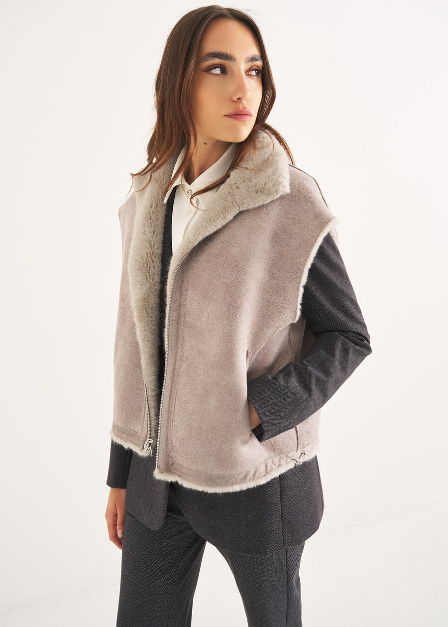 Giubbino Gerard double face GRIGIO PERLA Donna , immagine n. 3
