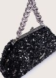 Belissa clutch bag with paiillettes NERO BLACK Woman image number 3