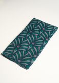Samanta patterned wool scarf BLU Woman image number 2