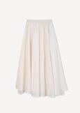 Gonna Gledis lunga in cotone BIANCO WHITE Donna immagine n. 5