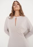 Abito lungo Amir in jersey GRIGIO GREY Donna immagine n. 2