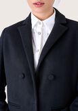 Clory cloth coat NERO BLACKBLU FIORDALISO Woman image number 4