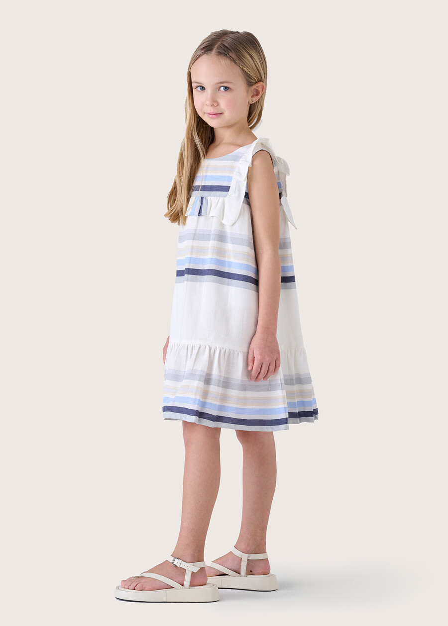 Agnes striped baby dress BIANCO WHITE Woman , image number 3