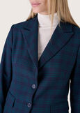 Giacca Giselle fantasia check BLUE OLTREMARE Donna immagine n. 3