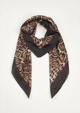Foulard Separdo 100% seta NERO BLACK Donna immagine n. 1