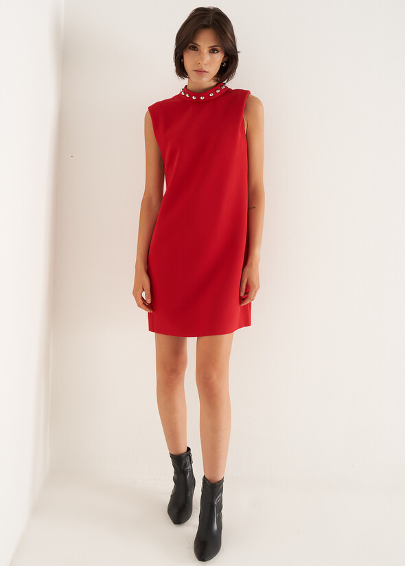 Abito Axel con dettagli metallici ROSSO Donna null