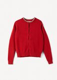Coeur cardigan with jewel detail ROSSOBEIGE LATTE Woman image number 5