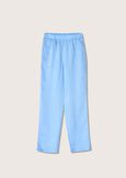 Pantaloni Polly 100% lino BLU SURF Donna immagine n. 5