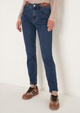 Pantaloni Katej-P in denim con dettagli in ecopell DENIM MEDIUM DENIM Donna immagine n. 2