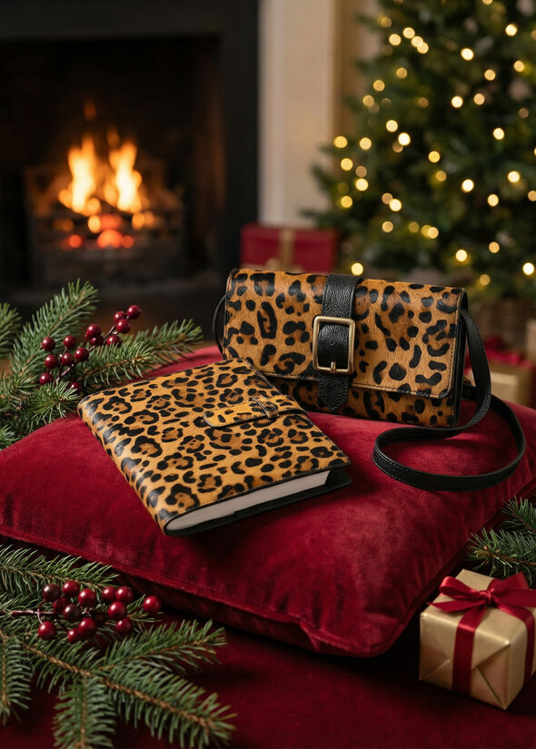 Gift Idea – Leopard-Print Planner e Animalier Pony NERO BLACK Woman null