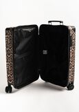 Tailor animalier eco-leather trolley NERO BLACK Woman image number 4