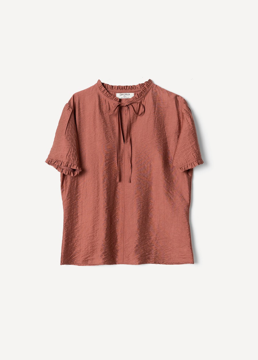Blusa Babus in viscosa
 MARRONEBLU OTTANIO Donna , immagine n. 5
